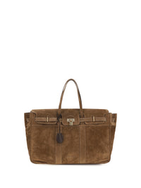 Brunello Cucinelli Women Explorer Suede Travel Bag