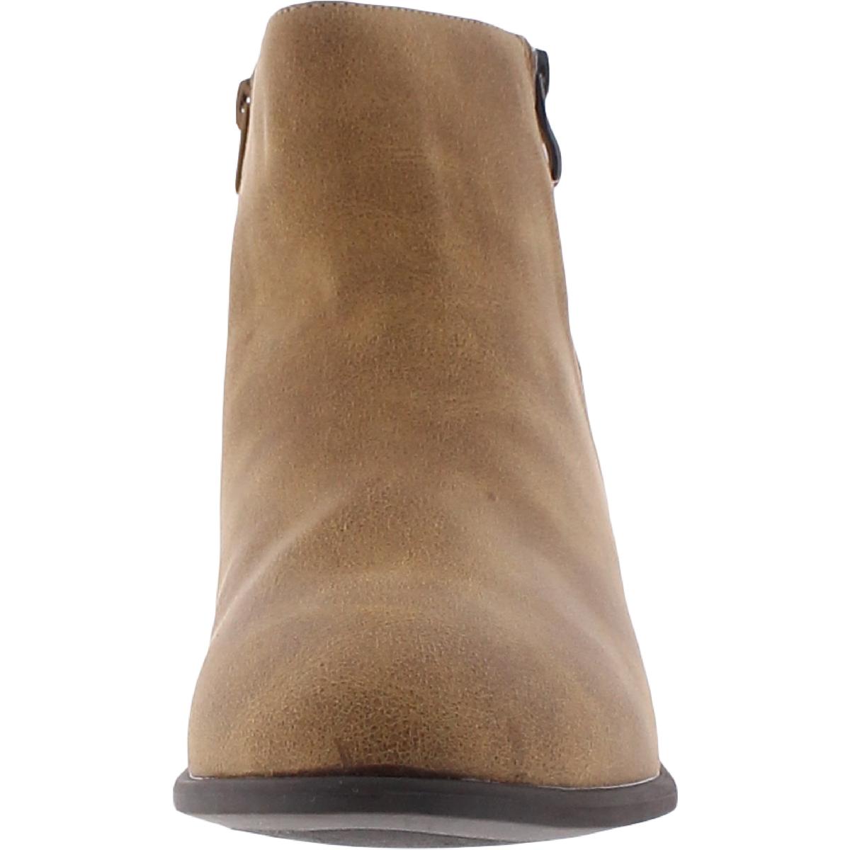 Jayda Womens Faux Leather Manmade Booties