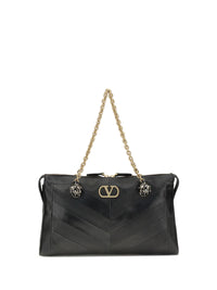 VALENTINO GARAVANI Valentino Garavani Women Panthea Chevron Medium Shoulder Bag R