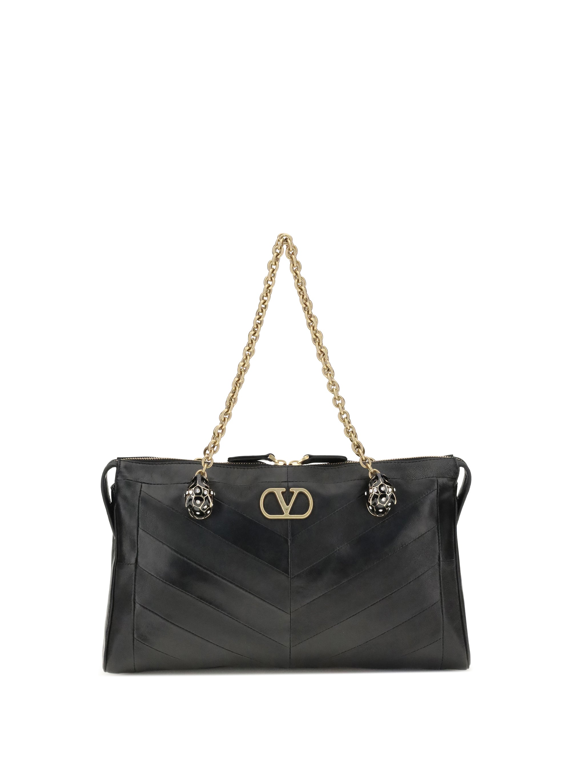VALENTINO GARAVANI Valentino Garavani Women Panthea Chevron Medium Shoulder Bag R
