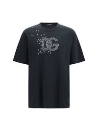 Dolce & Gabbana Men Cotton T-Shirt With Logo
