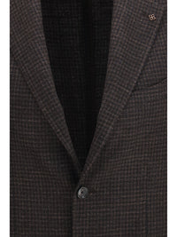 Tagliatore Men Wool Single-Breasted Blazer