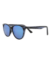 Maui Jim Womens Round/Oval Blue Blue Blue Fashion Designer Eyewear