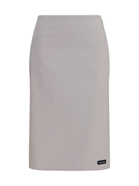 MIU MIU Miu Miu Women Stretch Cotton-Blend Midi Skirt