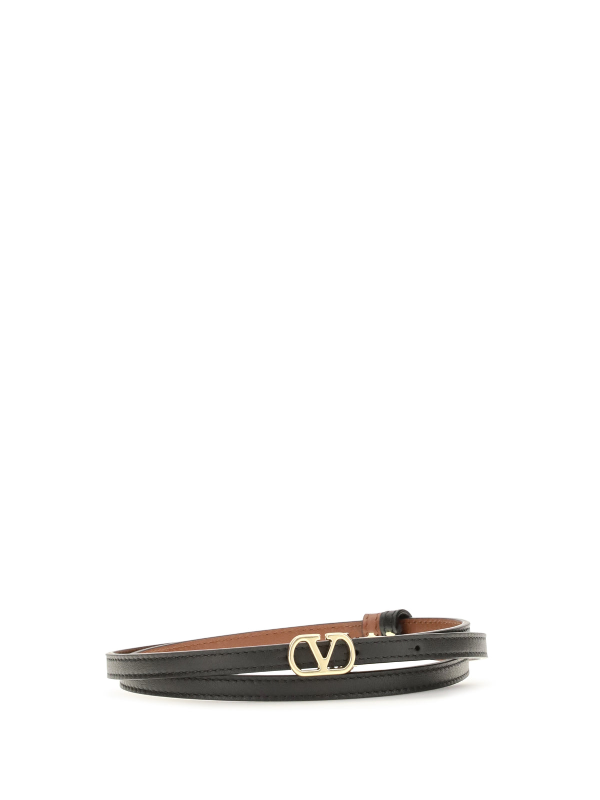VALENTINO GARAVANI Valentino Garavani Women Reversible Vlogo Signature Glossy Calfskin Belt