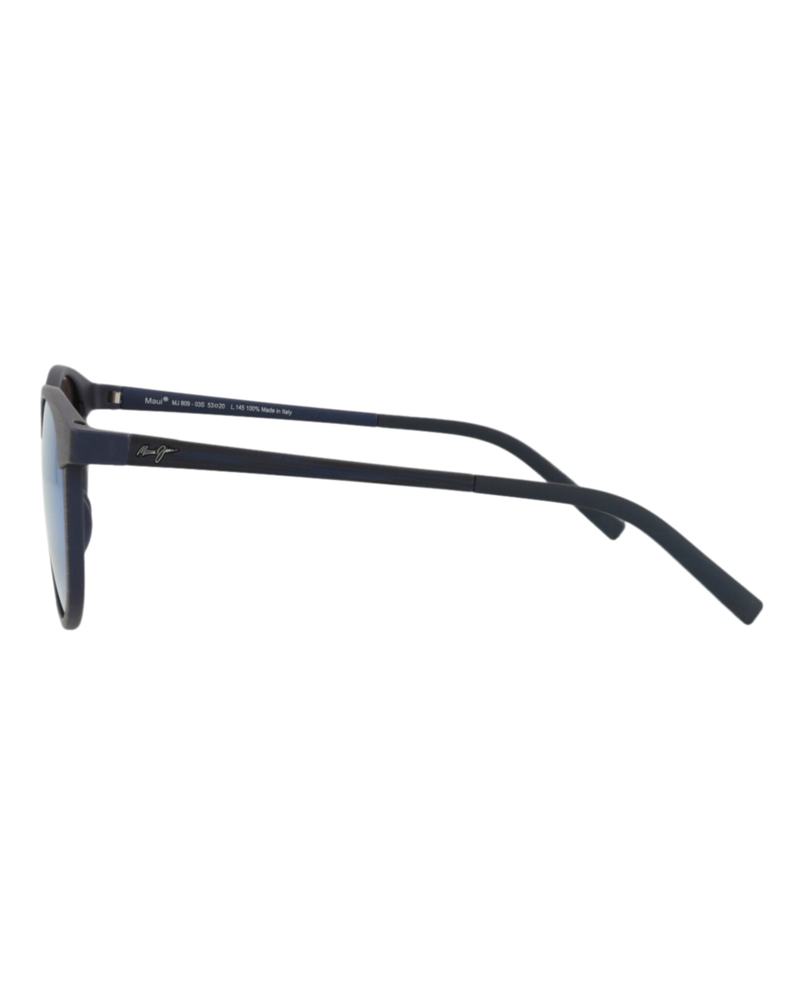 Maui Jim Maui Jim Unisex Round/Oval Blue Blue Blue Fashion Designer Eyewear