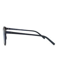 Maui Jim Maui Jim Unisex Round/Oval Blue Blue Blue Fashion Designer Eyewear