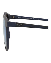 Maui Jim Maui Jim Unisex Round/Oval Blue Blue Blue Fashion Designer Eyewear