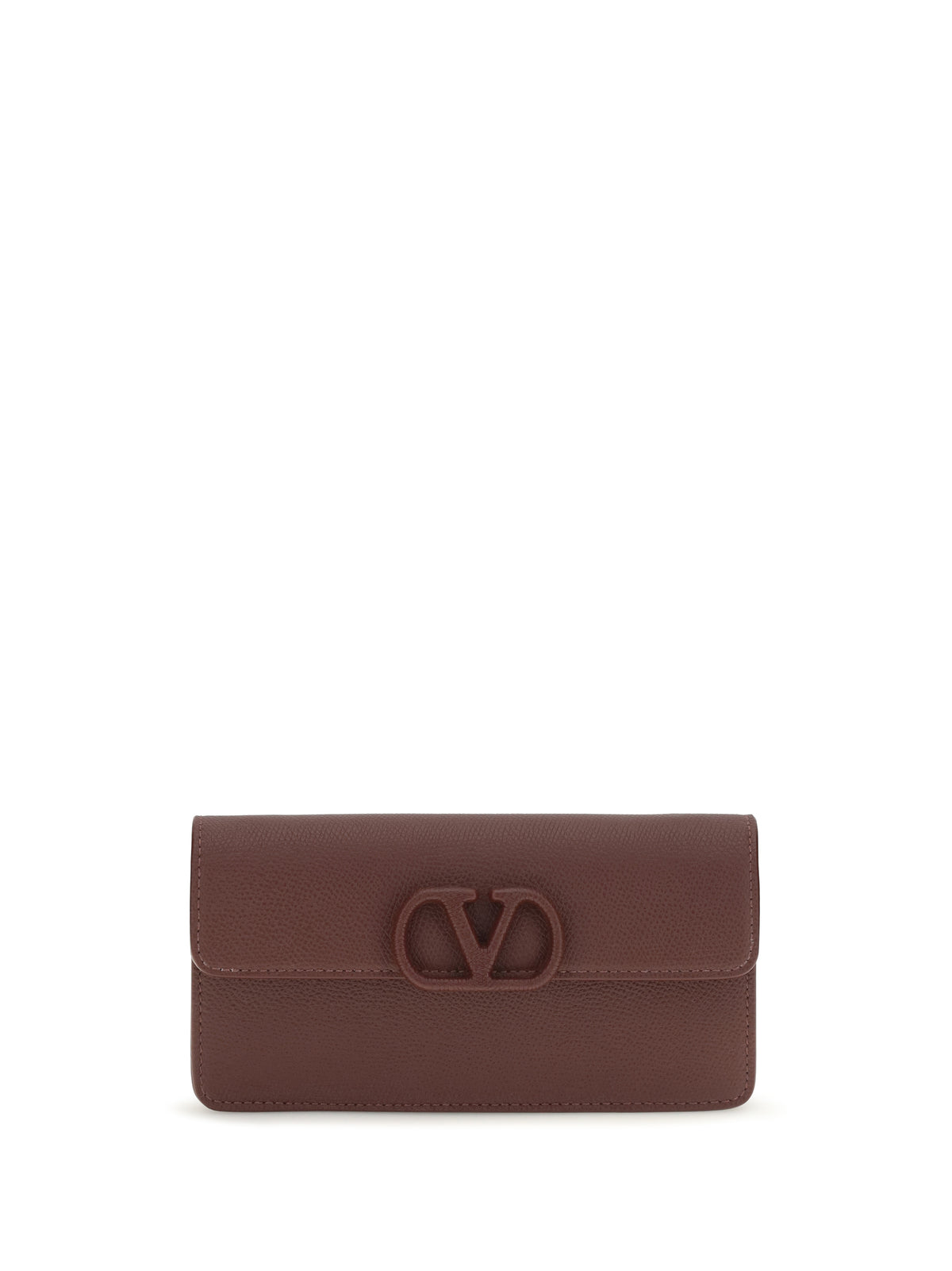 VALENTINO GARAVANI Valentino Garavani Women Vlogo Signature Grainy Calfskin Chain Wallet