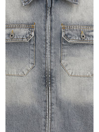Off-White Men Oversized Workwear Denim Shirt