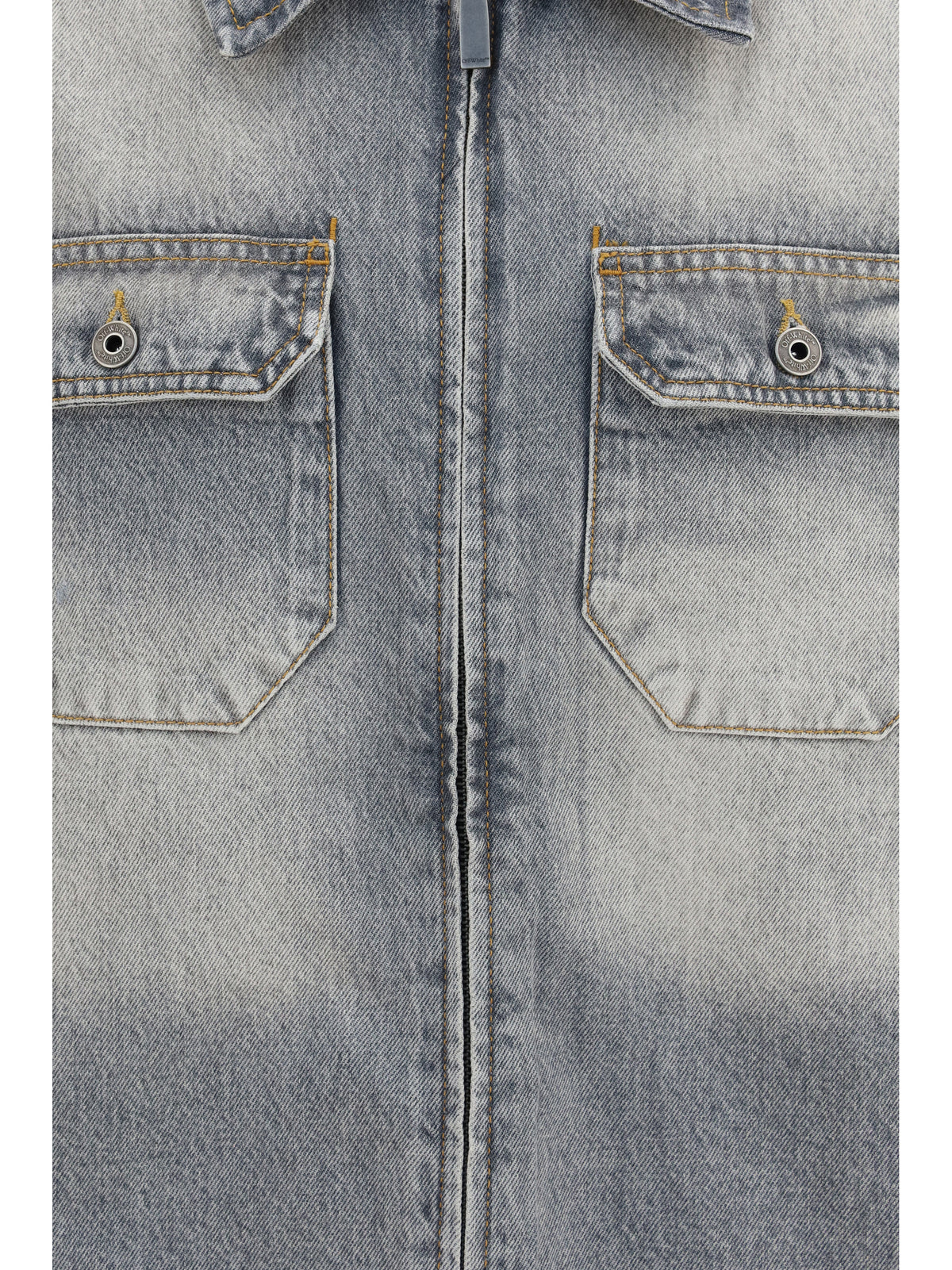 Off-White Men Oversized Workwear Denim Shirt
