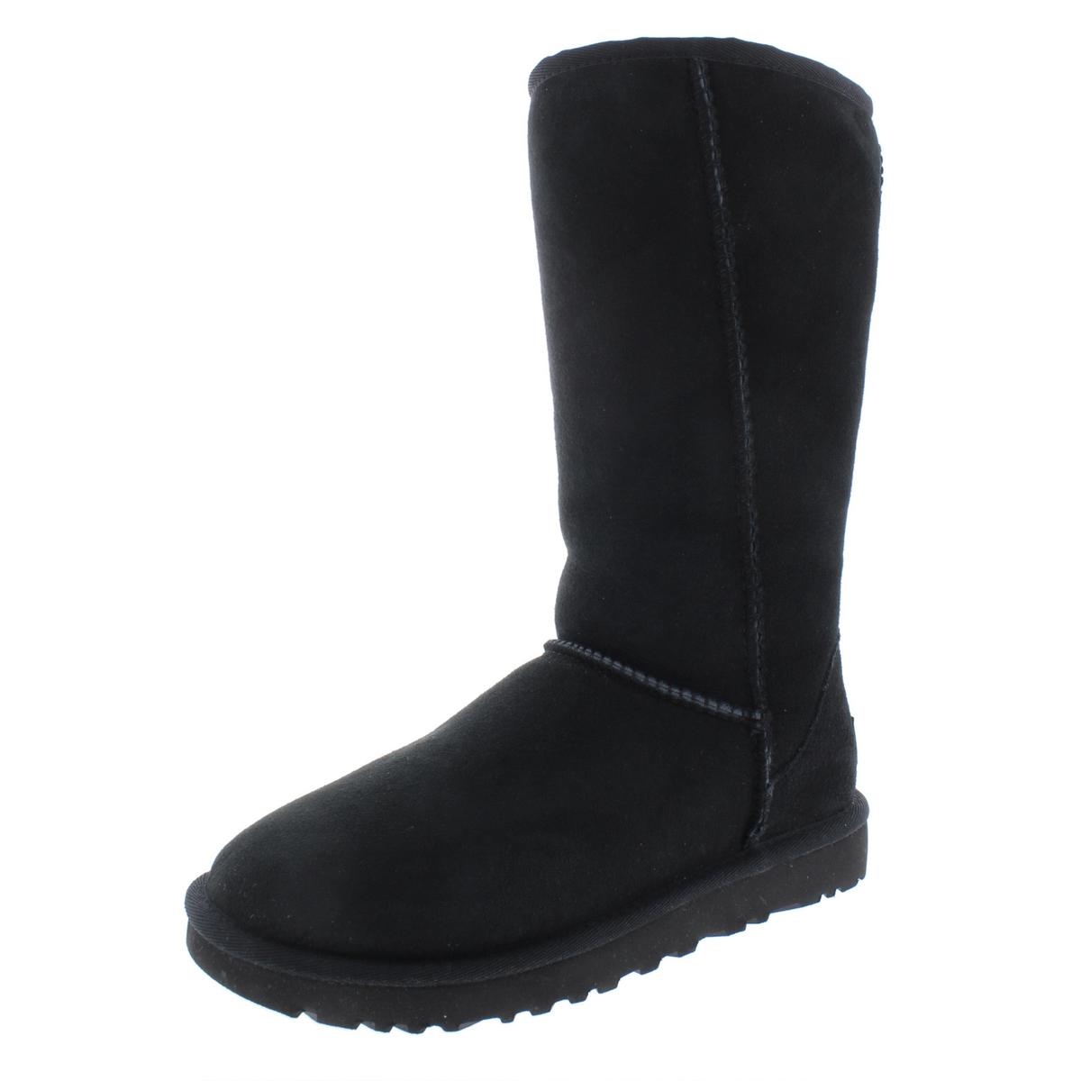 Classic Tall II Womens Suede Fur Lined Winter Boots