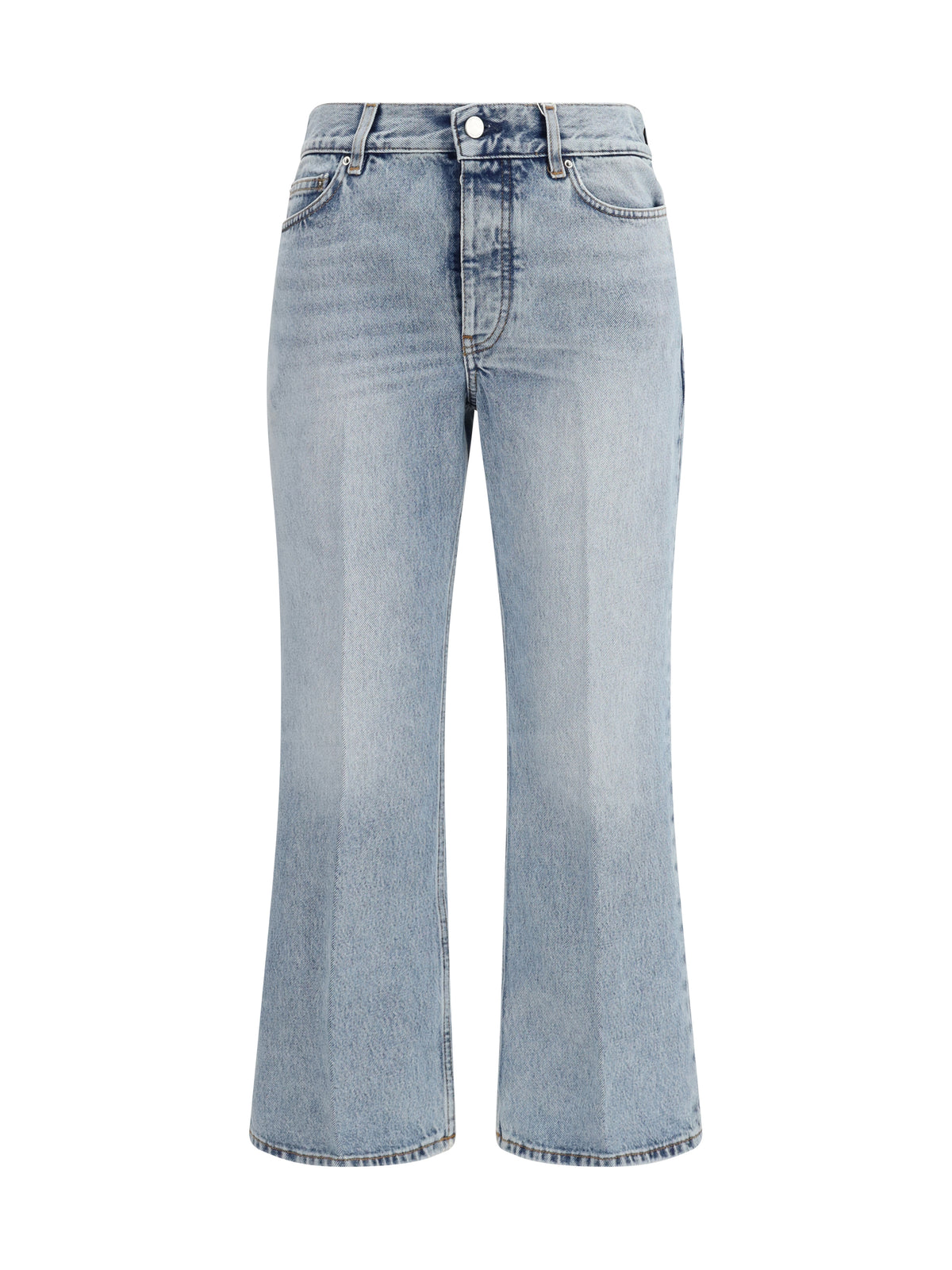 TOTEME Toteme Women Cotton Flared-Hem Jeans