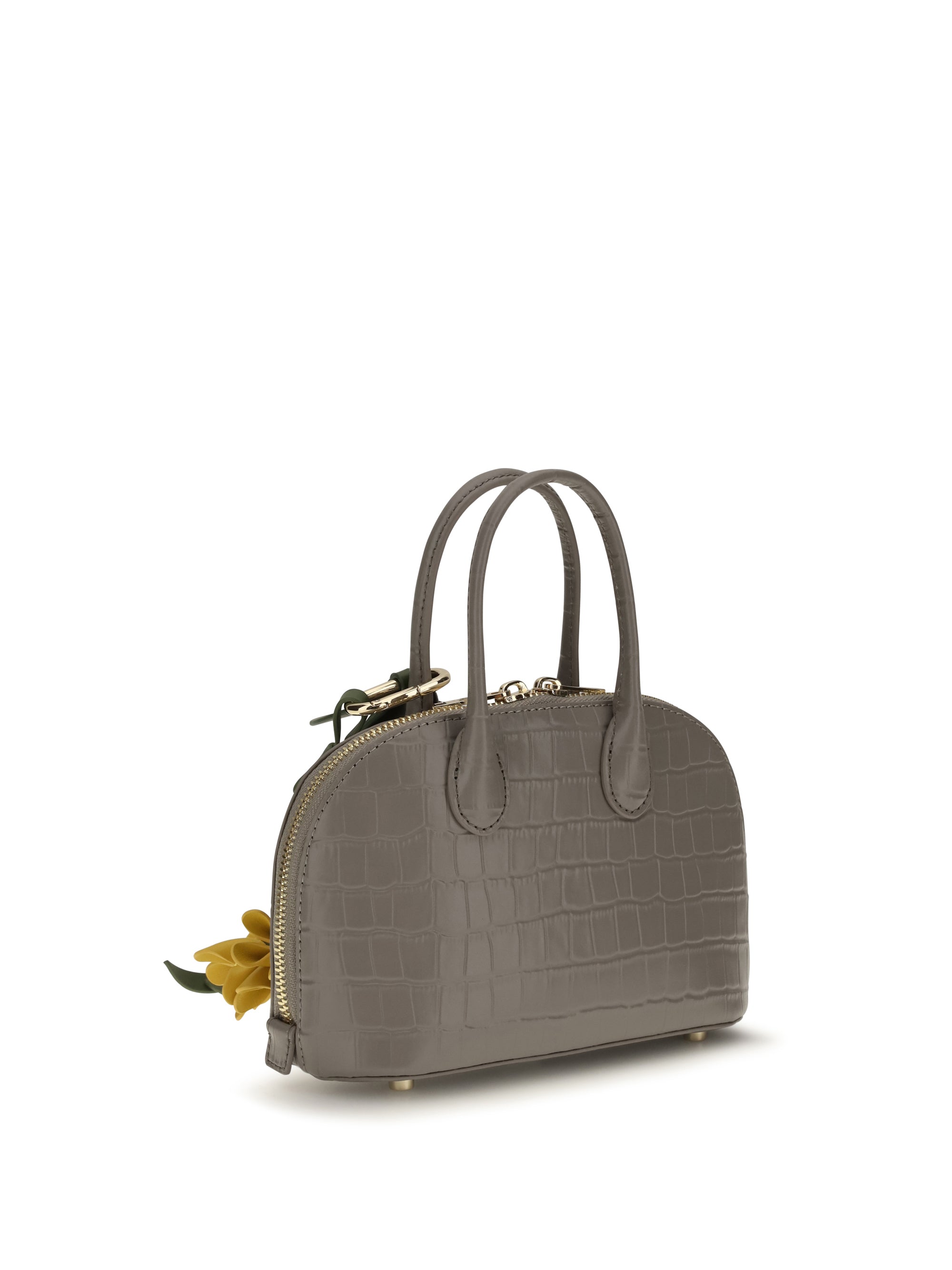 SELF-PORTRAIT Self-Portrait Women Toast Crocodile-Effect Leather Handbag