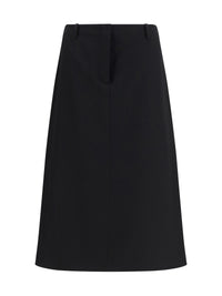 Fendi Women Grain De Poudre Skirt
