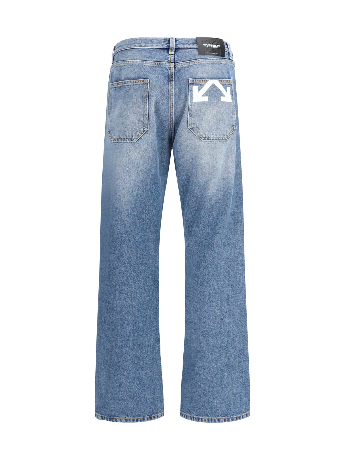 Off-White Men Half Arrow Slim Relaxed Jeans