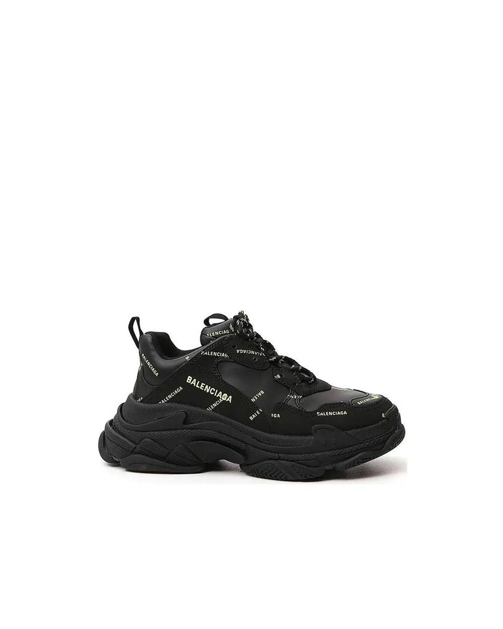 Balenciaga Triple S Athletic Sneaker Men Black