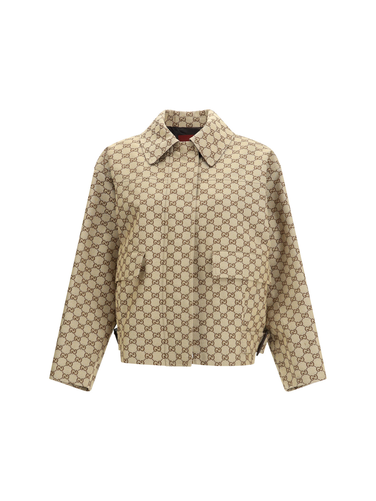 Gucci Women Gg Canvas Bomber Jacket