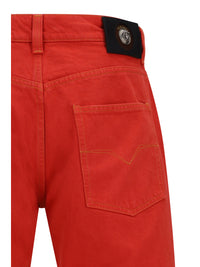 Versace Men Straight-Leg Cotton Denim Jeans