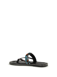 DRIES VAN NOTEN Dries Van Noten Women Slip-On Leather Sandals With Sequins