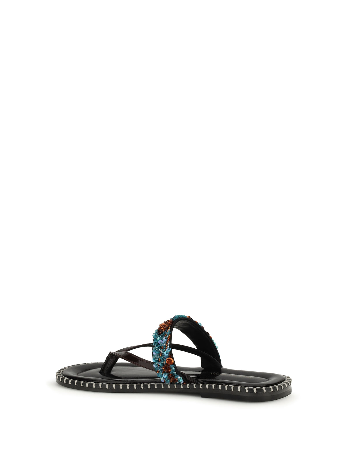 DRIES VAN NOTEN Dries Van Noten Women Slip-On Leather Sandals With Sequins