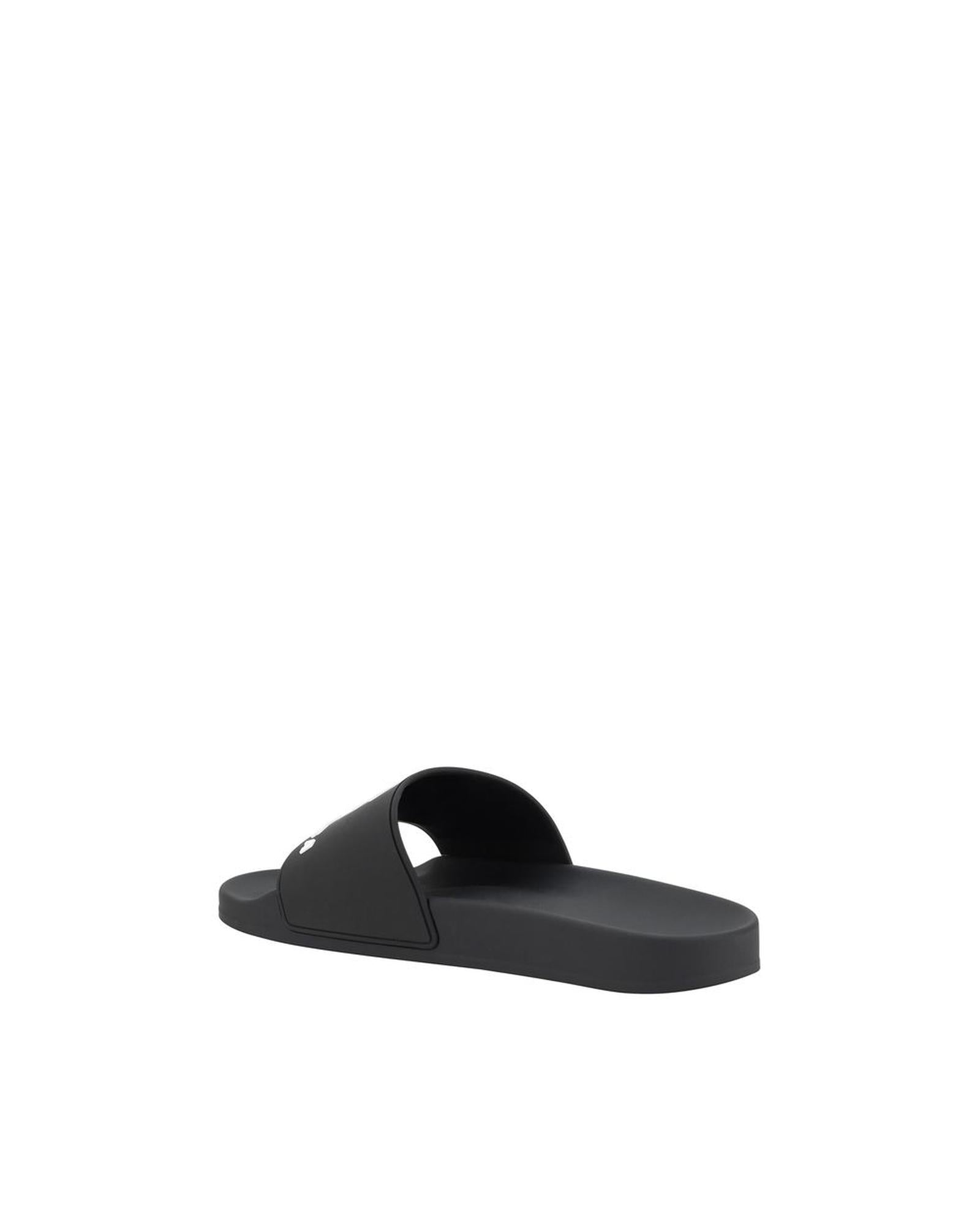 サンダル BALENCIAGA Men Sandals 689031W1SA6 1090 black Men's Pool Slide Sandal in Black/white | Balenciaga US