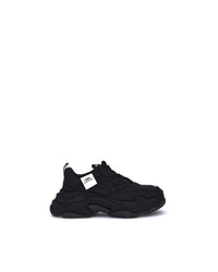 Balenciaga Triple S Chunky Sole Sneakers Men Black
