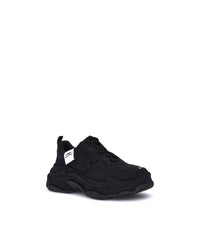 Balenciaga Triple S Chunky Sole Sneakers Men Black