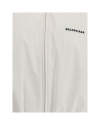Balenciaga Jacket Long Sleeve Zip Women White Jackets & Coats