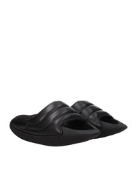 Balmain Quilted Sandals SlipOn Men Black