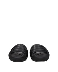 Balmain Quilted Sandals SlipOn Men Black
