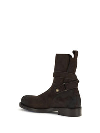Burberry Men Ledger Jodphur Leather Boots
