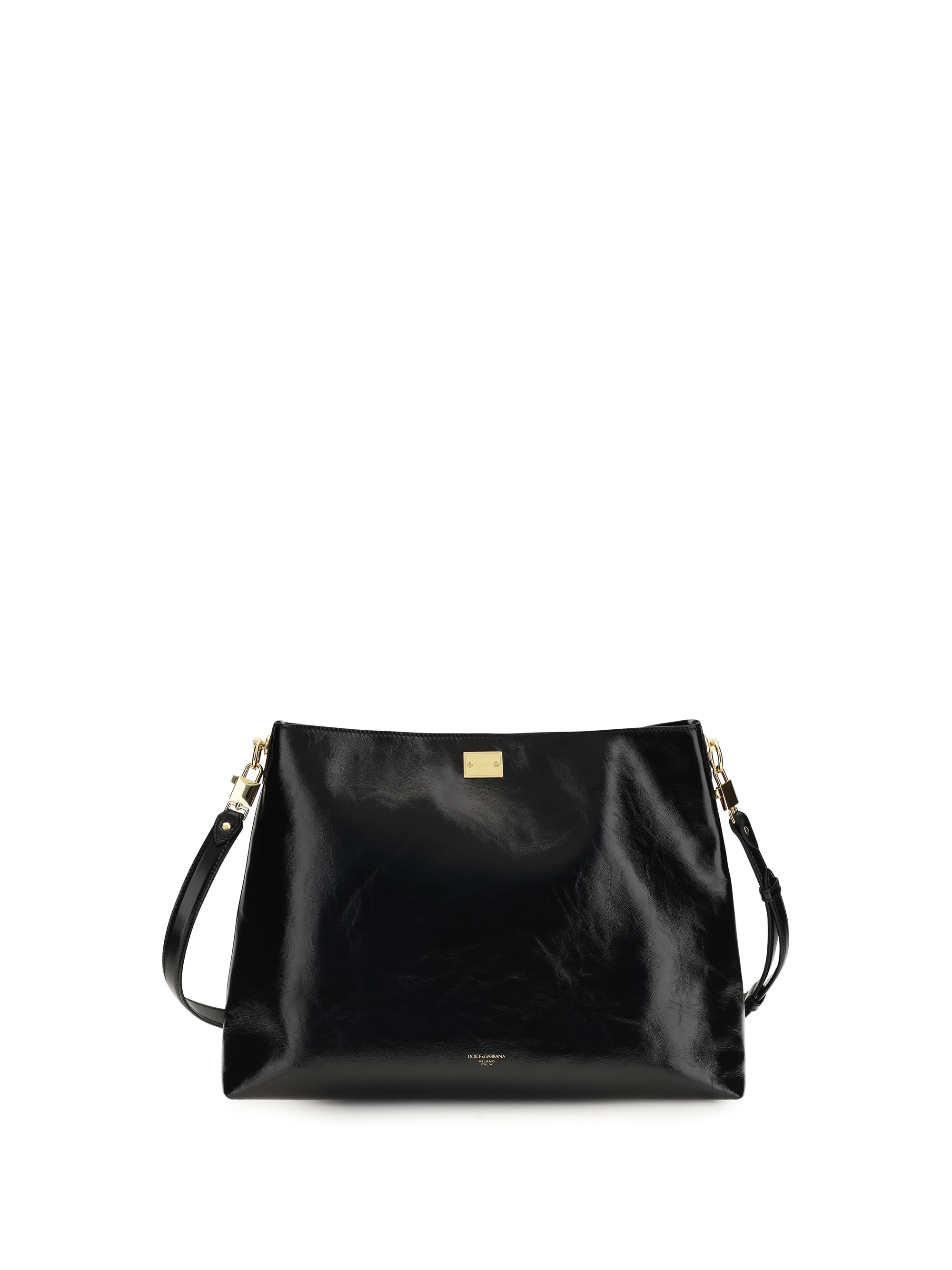 Dolce & Gabbana Women Large Vittoria Leather Shoulder Bag