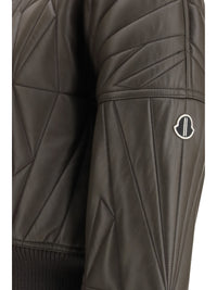 MONCLER + RICK OWENS Moncler + Rick Owens Women Geocamo Leather Jacket Moncler + Rick Owens