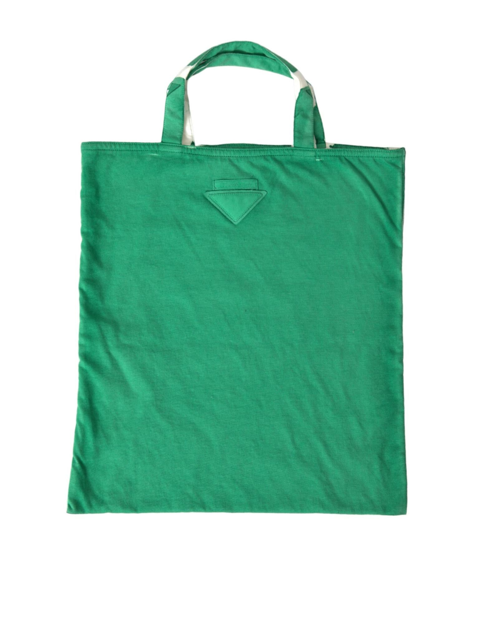 Prada Green Tote Bag ONE SIZE Green