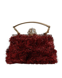 Dolce & Gabbana Red Tinsel Evening Handbag Women ONE SIZE Red
