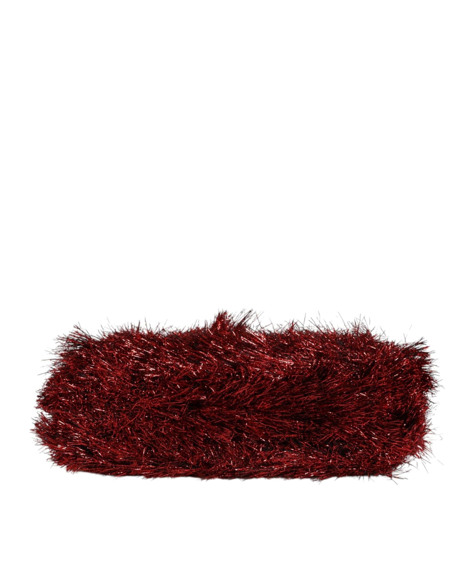 Dolce & Gabbana Red Tinsel Evening Handbag Women