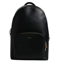 Dolce & Gabbana Leather Backpack Men Black
