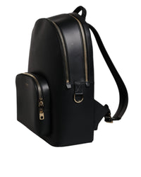 Dolce & Gabbana Leather Backpack Men Black