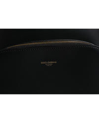Dolce & Gabbana Leather Backpack Men Black