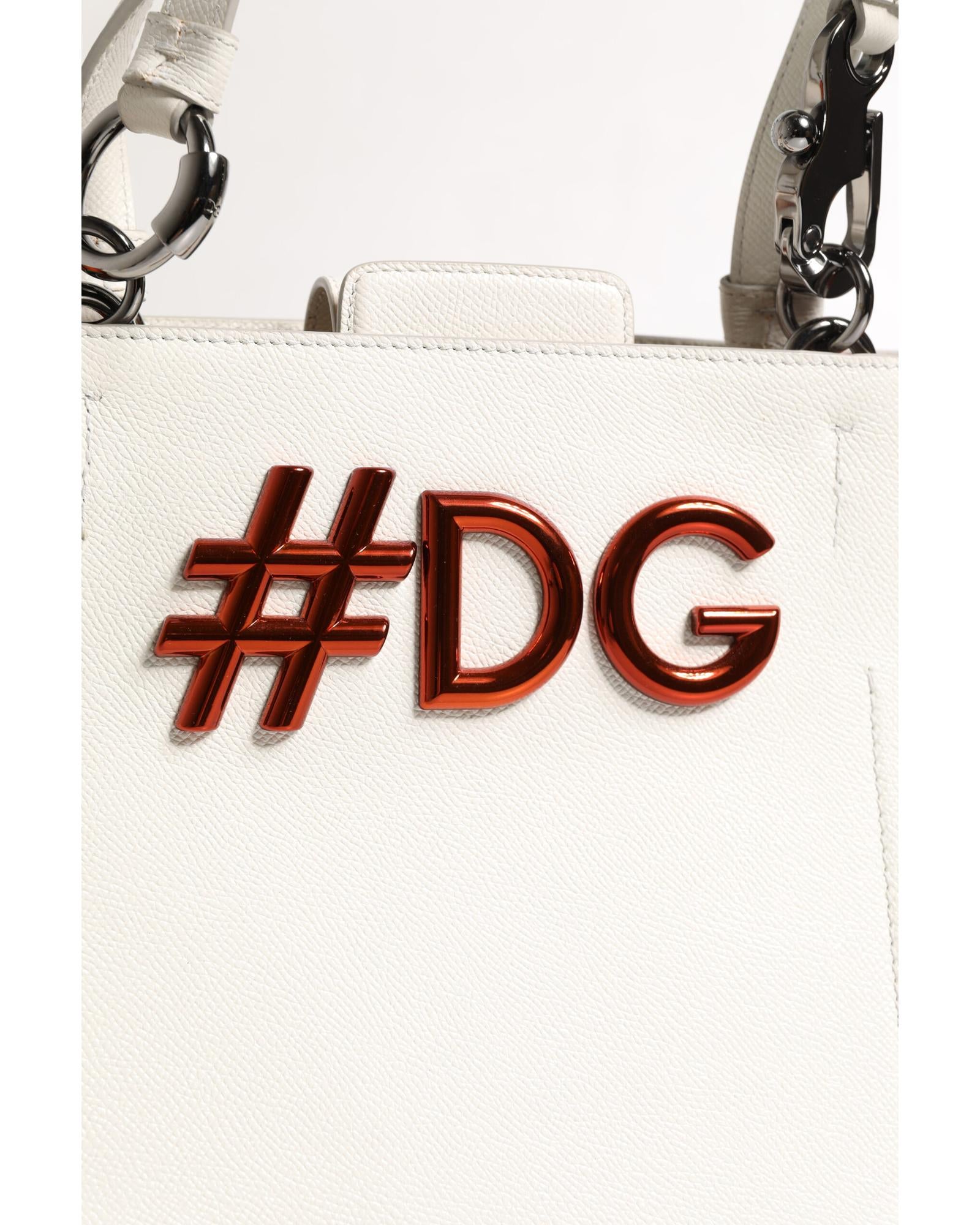 Dolce & Gabbana DG Logo Tote Bag Women White