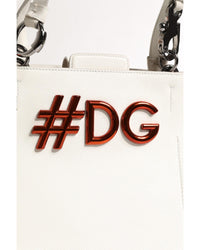 Dolce & Gabbana DG Logo Tote Bag Women White