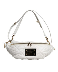 Dolce & Gabbana Quilted Belt Bag Women White