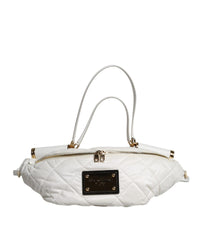 Dolce & Gabbana Quilted Belt Bag Women White