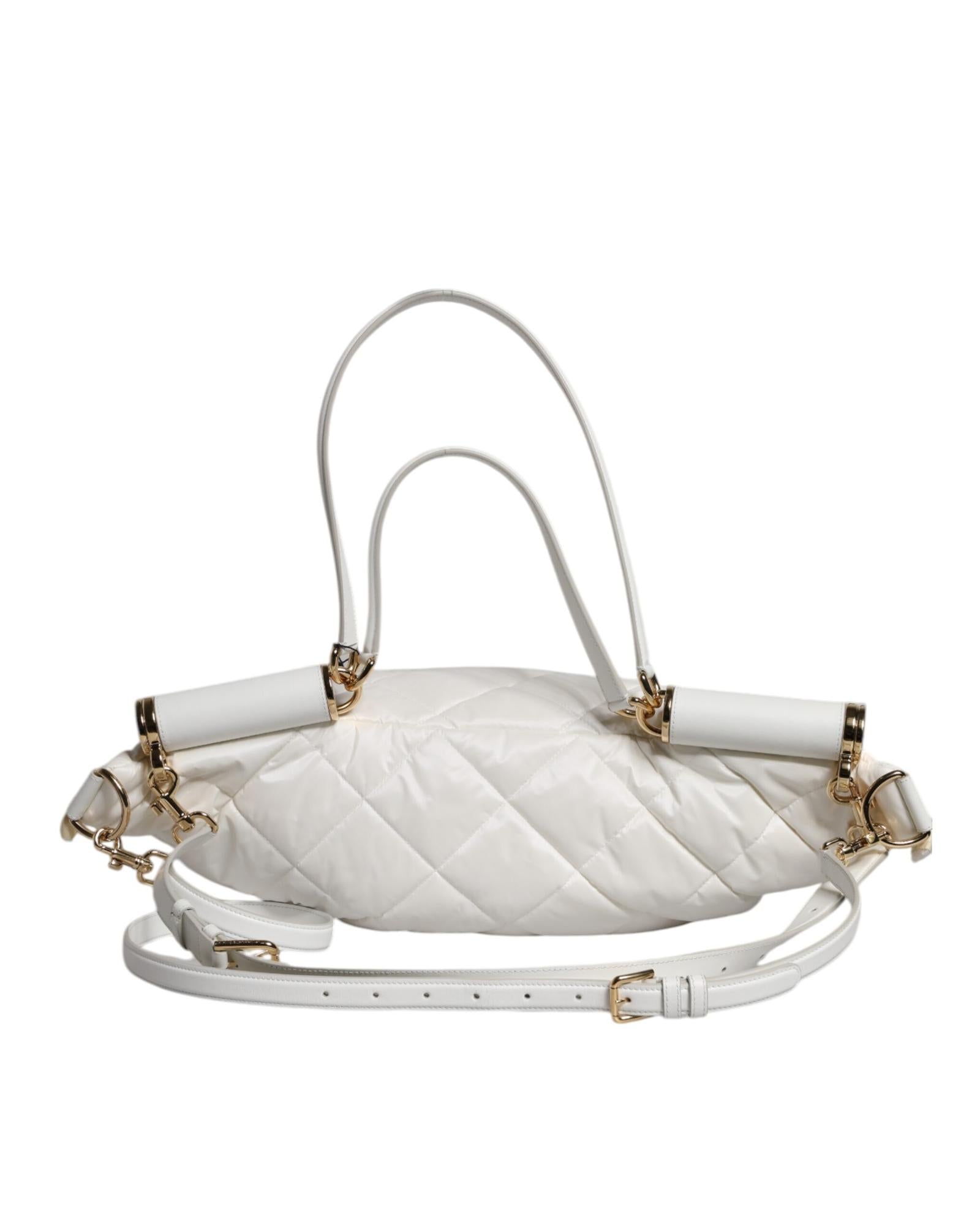 Dolce & Gabbana Quilted Belt Bag Women White