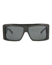 Balenciaga Balenciaga Unisex Square/Rectangle Grey Grey Silver Fashion Designer Eyewear
