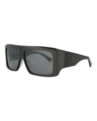 Balenciaga Balenciaga Unisex Square/Rectangle Grey Grey Silver Fashion Designer Eyewear