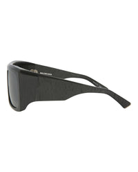 Balenciaga Balenciaga Unisex Square/Rectangle Grey Grey Silver Fashion Designer Eyewear