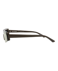 Balenciaga Balenciaga Unisex Shield/Wrap Brown Brown Bronze Fashion Designer Eyewear