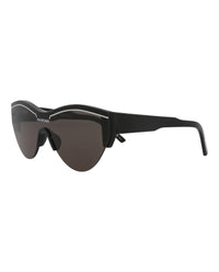 Balenciaga Balenciaga Unisex Shield/Wrap Black Black Grey Fashion Designer Eyewear